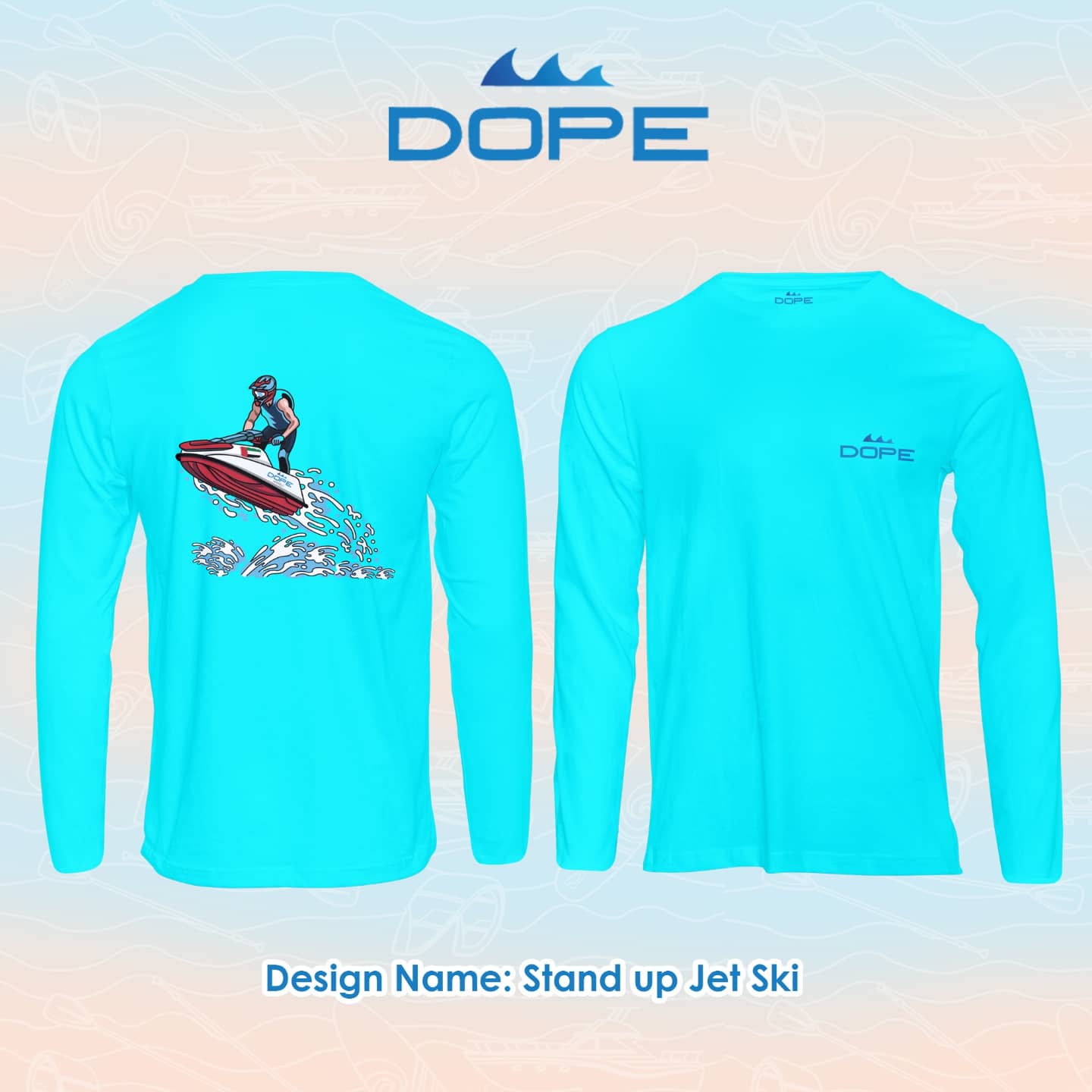 Stand-Up Jetski - Long Sleeve Performance T-shirt